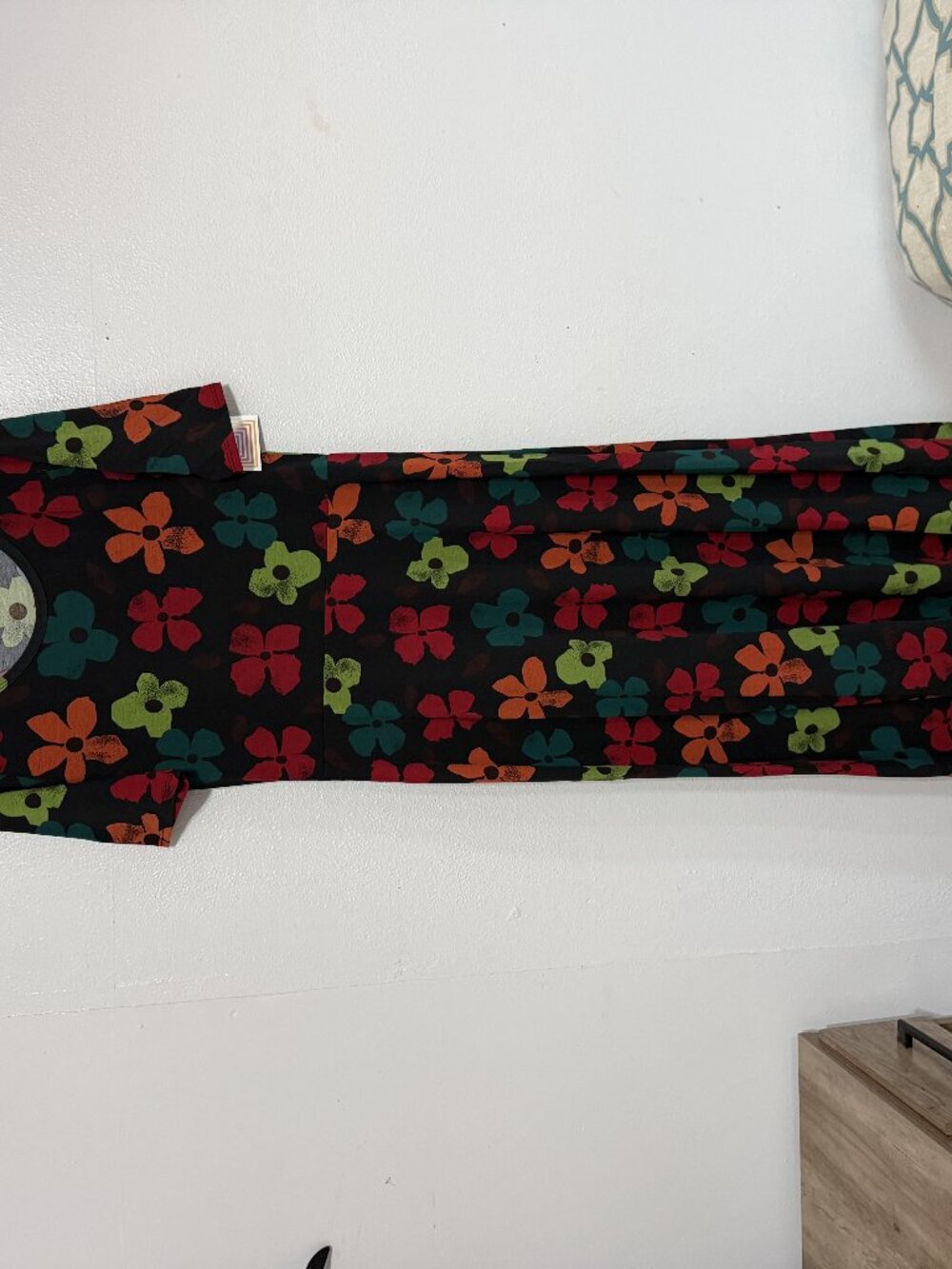 NWT LuLaRoe Ana Black Floral Maxi Dress 2XL 🖤